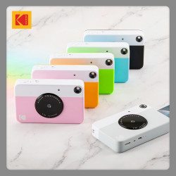 KODAK Printomatic Appareil Photo instantané, USB, Noir, Paquet Cadeau
