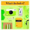 KODAK Printomatic Appareil photo numérique à impression instantanée couleur – Photos de haute qualité sur papier autocollant Zin