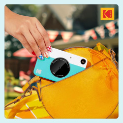 KODAK Printomatic Appareil Photo instantané, Bleu, Paquet Cadeau