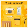 Kodak Printomatic Caméra Instantanée Full-Color – Pack 75 Feuilles – Photo Zink 2x3 – Jaune