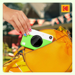Kodak Printomatic Caméra Instantanée Full-Color – Pack 75 Feuilles – Photo Zink 2x3 – Vert