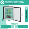 Bomann GB 7236 congélateur Autoportante 42 L E Noir