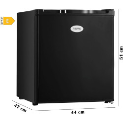 PRIMO PR117DV Mini congélateur - Petit congélateur - Indépendant - 33L - E - Noir