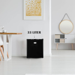 PRIMO PR117DV Mini congélateur - Petit congélateur - Indépendant - 33L - E - Noir