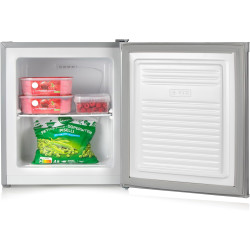 PRIMO PR116DV Mini congélateur - Petit congélateur - Indépendant - 33L - E - Argenté