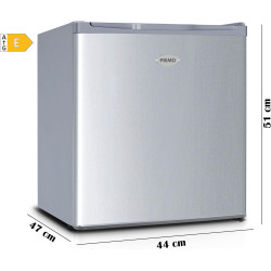 PRIMO PR116DV Mini congélateur - Petit congélateur - Indépendant - 33L - E - Argenté