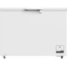 METRO Professional Congélateur bahut GHF2300, acier/aluminium, 112.5x61x83.5 cm, 300L, 95W, 1 panier, éclairage LED, 4 roulettes