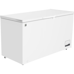METRO Professional Congélateur bahut GHF2400, acier/aluminium, 136.5 x 73.5 x 83.5 cm, 400 L, 130 W, 1 panier, éclairage LED, av