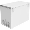 METRO Professional Congélateur bahut GHF2400, acier/aluminium, 136.5 x 73.5 x 83.5 cm, 400 L, 130 W, 1 panier, éclairage LED, av