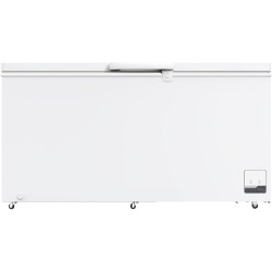 METRO Professional Congélateur bahut GHF2500, acier/aluminium, 165 x 73.5 x 83.5 cm, 500 L, 125 W, 2 paniers, éclairage LED, ave