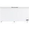 METRO Professional Congélateur bahut GHF2500, acier/aluminium, 165 x 73.5 x 83.5 cm, 500 L, 125 W, 2 paniers, éclairage LED, ave