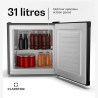 Klarstein Irene Mini congélateur, 31 L Réfrigérateur/Congélateur Compact - Température Réglable -24°C à 10°C, Économe en Énergie