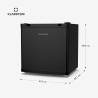 Klarstein Irene Mini congélateur, 31 L Réfrigérateur/Congélateur Compact - Température Réglable -24°C à 10°C, Économe en Énergie