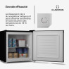 Klarstein Irene Retro Mini congélateur 31 L Réfrigérateur/congélateur compact - Température ajustable -24°C à 10°C, Économe en é