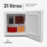 Klarstein Irene Mini congélateur 31 L, Réfrigérateur/congélateur compact - Température réglable -24°C à 10°C, Économe en énergie