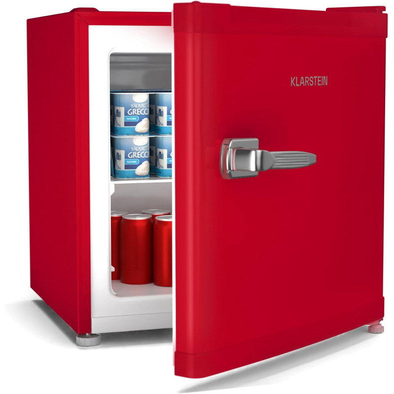 Klarstein Irene Retro Mini congélateur, réfrigérateur congélateur 31 L,Température ajustable -24°C à 10°C, Économie d'énergie Cl