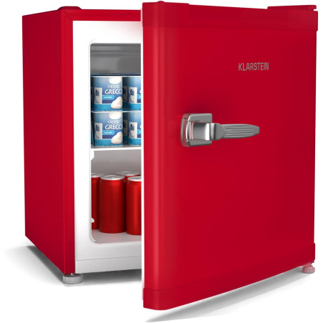 Klarstein Irene Retro Mini congélateur, réfrigérateur congélateur 31 L,Température ajustable -24°C à 10°C, Économie d'énergie Cl