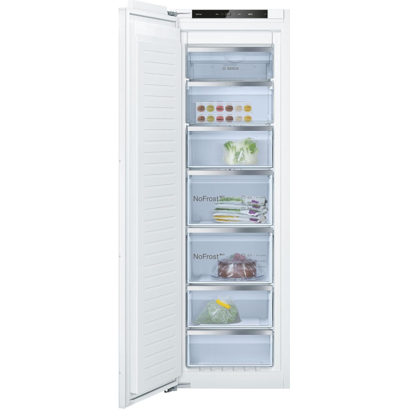 Bosch GIN81VEE0, Série 4, Congélateur armoire, Encastrable, 177.2 x 55.8 cm, 212 L
