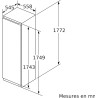 Bosch GIN81VEE0, Série 4, Congélateur armoire, Encastrable, 177.2 x 55.8 cm, 212 L