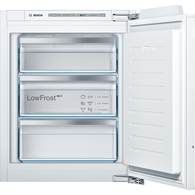 Bosch GIV11AFE0, Série 6, Petit congélateur, Encastrable, 72 x 56 cm, 72 L