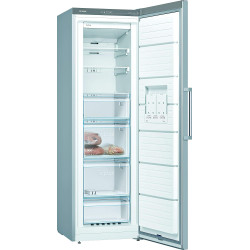Bosch GSN36VLEP, Congélateur pose-libre, Série 4, 242 L, 4 tiroirs de congélation, 186 x 60 cm, Inox