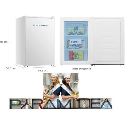 PYRAMIDEA Congélateur vertical 100 litres 3 tiroirs classe énergétique et CNG100V