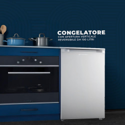 PYRAMIDEA Congélateur vertical 100 litres 3 tiroirs classe énergétique et CNG100V