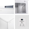 Hisense MCF141E, Congélateur Coffre, Éclairage LED, Silencieux 40 dB, 142L, Classe E