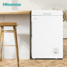 Hisense - MCF95E - Congélateur Coffre Capacité 95 L, Silencieux 40 dB, Blanc, 54.6 x 47.9 x 85.4 cm