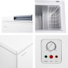 Hisense - MCF95E - Congélateur Coffre Capacité 95 L, Silencieux 40 dB, Blanc, 54.6 x 47.9 x 85.4 cm