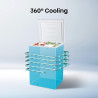Hisense - MCF95E - Congélateur Coffre Capacité 95 L, Silencieux 40 dB, Blanc, 54.6 x 47.9 x 85.4 cm