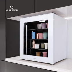 Klarstein IceAge 88 Mini Congélateur, 88L, Température 0 à -18°C, Éclairage LED, 3 Étagères, Énergie Classe E, Compact & Économi