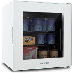 Klarstein IceAge 36 Mini Congélateur, 36L Petit Congélateur avec Température Réglable 0 à -20°C, Éclairage LED, Économe en Énerg