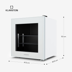 Klarstein IceAge 36 Mini Congélateur, 36L Petit Congélateur avec Température Réglable 0 à -20°C, Éclairage LED, Économe en Énerg
