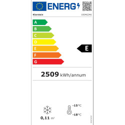 Klarstein IceAge 36 Mini Congélateur, 36L Petit Congélateur avec Température Réglable 0 à -20°C, Éclairage LED, Économe en Énerg