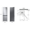 SAMSUNG Réfrigérateur congélateur bas RB34C600CSA