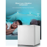 FOHERE 32L Mini Congélateur, Petit Congélateur avec Porte Réversible, Silencieux, 7 Thermostat Réglable, pour Hôtel/Dortoir/Appa