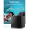 FOHERE 32L Mini Congélateur, Porte Réversible, Pieds Réglables en Hauteur, Économie d'Énergie et Silencieux, pratique dans le Bu