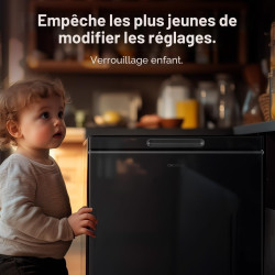 Cecotec congélateur coffre noir 99 l bolero coolmarket chest 99 noir e. congélateur, 83,5 cm de hauteur et 54,5 cm de largeur,co