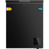 Cecotec congélateur coffre noir 142l bolero coolmarket chest 142 noir e. congélateur, 83,5 cm de hauteur et 63,5 cm de largeur, 