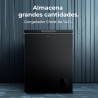 Cecotec congélateur coffre noir 142l bolero coolmarket chest 142 noir e. congélateur, 83,5 cm de hauteur et 63,5 cm de largeur, 