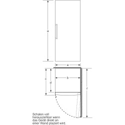 Bosch Serie 6 GSN58AWCV congélateur Intégré (placement) 365 L Blanc