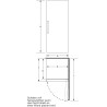 Bosch Serie 6 GSN58AWCV congélateur Intégré (placement) 365 L Blanc