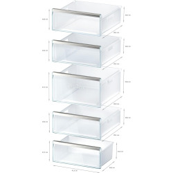 Bosch GSN58AWEV Congélateur Pose-Libre Série 6-366 L - 5 Tiroirs De Congélation - 191 x 70 Cm - Blanc