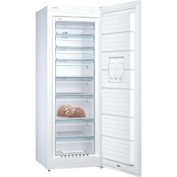 Bosch GSN58VWEV, Congélateur pose-libre Série 4, 366 L, 5 tiroirs de congélation, 191 x 70 cm, Blanc