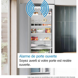 Bosch GSN58VWEV, Congélateur pose-libre Série 4, 366 L, 5 tiroirs de congélation, 191 x 70 cm, Blanc