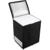 StarRing Housse de réfrigérateur d'extérieur en tissu Oxford 210D avec cordon élastique et boucles réglables pour protéger les c