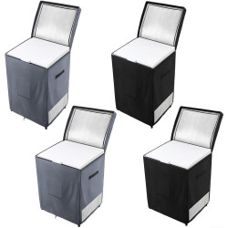 StarRing Housse de réfrigérateur d'extérieur en tissu Oxford 210D avec cordon élastique et boucles réglables pour protéger les c