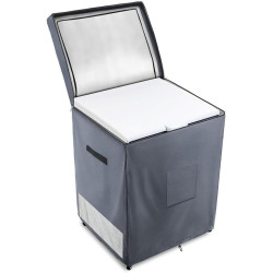 StarRing Housse de réfrigérateur d'extérieur en tissu Oxford 210D, avec cordon élastique et boucles réglables pour protéger les 