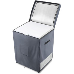 StarRing Housse de réfrigérateur d'extérieur en tissu Oxford 210D, avec cordon élastique et boucles réglables pour protéger les 